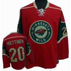 Minnesota Wilds 20# MIETTINEN red jersey