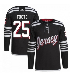 Men New Jersey Devils 25 Nolan Foote 2021 22 Black Stitched Jerse