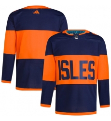 Men's New York Islanders Blank Navy 2024 Stadium Series Stitched Jersey