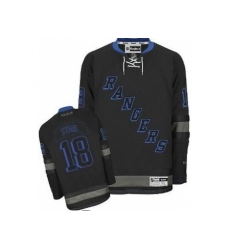 New York Rangers 18 Marc Staal Black Ice Fashion NHL Jerseys