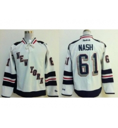 New York Rangers 61 Rick Nash White 2014 Stadium Series Jersey