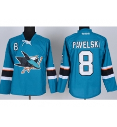 San Jose Sharks 8 Joe Pavelski Green Jersey New Style