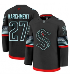 Men Seattle Kraken 27 Mason Marchment Black Alternate Stitched Hockey Jersey