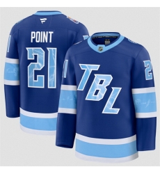 Men Tampa Bay Lightning 21 Brayden Point Blue 2026 Stadium Series Stitched Jersey