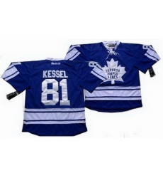 Youth 2012 new Toronto Maple Leafs #81 Phil Kessel BLUE Jersey With A Patch