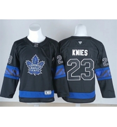 Youth Toronto Maple Leafs  Matthew Knies Fanatics Black Alternate Reversible Next Gen Jersey