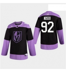 Men Golden Knights Tomas Nosek 92 Hockey Fights Cancer Practice Jersey