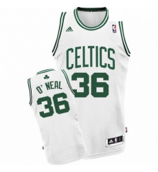 Mens Adidas Boston Celtics 36 Shaquille ONeal Swingman White Home NBA Jersey 