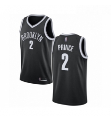 Womens Brooklyn Nets 2 Taurean Prince Authentic Black Basketball Jersey Icon Edition 