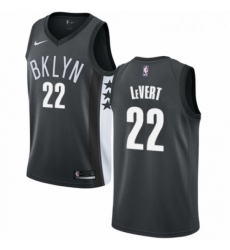 Womens Nike Brooklyn Nets 22 Caris LeVert Swingman Gray NBA Jersey Statement Edition