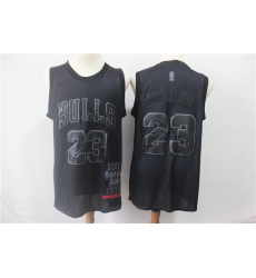 Bulls 23 Michael Jordan Black Nike Swingman MVP Jersey