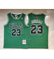 Men Chicago Bulls 23 Michael Jordan Green 1997 98 Hardwood Classics Swingman Jersey