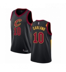 Womens Cleveland Cavaliers 10 Darius Garland Authentic Black Basketball Jersey Statement Edition 