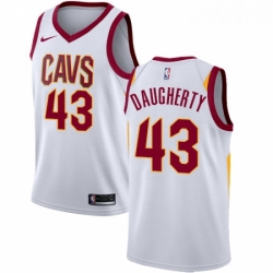 Womens Nike Cleveland Cavaliers 43 Brad Daugherty Swingman White Home NBA Jersey Association Edition