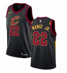 Youth Nike Cleveland Cavaliers 22 Larry Nance Jr Swingman Black NBA Jersey Statement Edition 