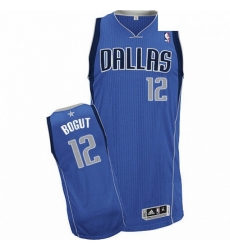 Mens Dallas Mavericks 12 Andrew Bogut NBA Royal Blue Road Jersey 