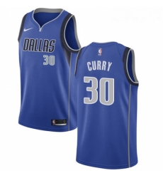 Womens Nike Dallas Mavericks 30 Seth Curry Swingman Royal Blue Road NBA Jersey Icon Edition 