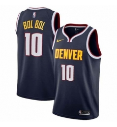 Nuggets 10 Bol Bol Navy Nike Swingman Jersey