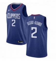 Youth Nike Los Angeles Clippers 2 Shai Gilgeous Alexander Swingman Blue NBA Jersey Icon Edition 