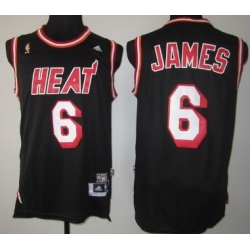 Men Miami Heat #3 Dwyane Wade ABA Hardwood Classics Swingman Black Jersey