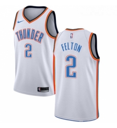 Womens Nike Oklahoma City Thunder 2 Raymond Felton Swingman White Home NBA Jersey Association Edition 