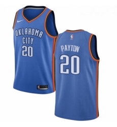 Womens Nike Oklahoma City Thunder 20 Gary Payton Swingman Royal Blue Road NBA Jersey Icon Edition