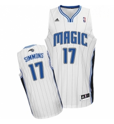 Mens Adidas Orlando Magic 17 Jonathon Simmons Swingman White Home NBA Jersey 