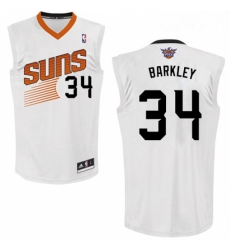 Youth Adidas Phoenix Suns 34 Charles Barkley Swingman White Home NBA Jersey