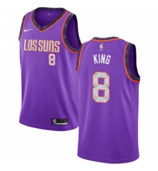 Youth Nike Phoenix Suns 8 George King Swingman Purple NBA Jersey 2018 19 City Edition 