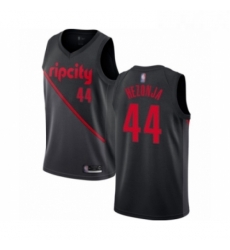 Youth Portland Trail Blazers 44 Mario Hezonja Swingman Black Basketball Jersey 2018 19 City Edition 