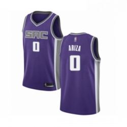 Mens Sacramento Kings 0 Trevor Ariza Authentic Purple Basketball Jersey Icon Edition 