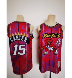 Men Toronto Raptors 15 Vince Carter Lunar New Year Tiger CNY 4 0 Throwback Stitched Jersey