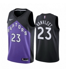 Men Toronto Raptors 23 Fred VanVleet Purple NBA Swingman 2020 21 Earned Edition Jersey