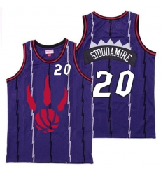 Raptors 20 Damon Stoudamire Purple Throwback Jerseys