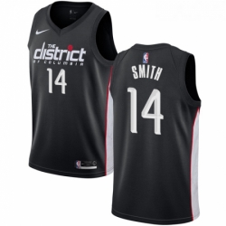 Womens Nike Washington Wizards 14 Jason Smith Swingman Black NBA Jersey City Edition