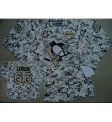 Pittsburgh Penguins #66 Mario Lemieux White Camo NHL Jerseys