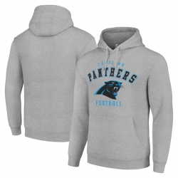 Men Carolina Panthers Grey Pullover Hoodie