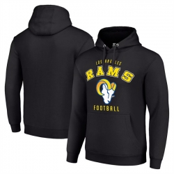 Men Los Angeles Rams Black Pullover Hoodie