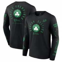 Men Boston Celtics Black 2024 Finals Champions Drive To The Hoop Long Sleeve T Shirt