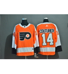 Flyers 14 Sean Couturier Orange Adidas Jersey