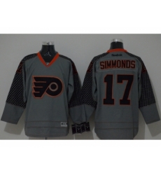 NHL Philadelphia Flyers #17 Wayne Simmonds Charcoal Cross Check Fashion jerseys