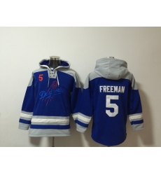 Men Los Angeles Dodgers 5 Freddie Freeman Stitched Hoodie