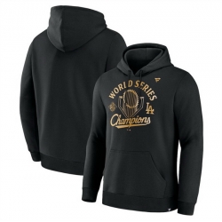 Men Los Angeles Dodgers Black 2025 World Series Champions Locker Room Parade Hoodie