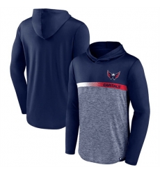 Men Washington Capitals Black Podium Defender Pullover Hoodie