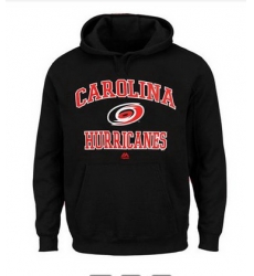 Men Carolina Hurricanes Majestic Heart  26 Soul Hoodie Black