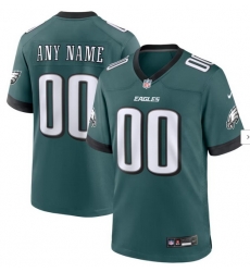Men Women Youth Toddler All Size Philadelphia Eagles Customized Jersey Green
