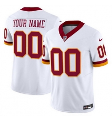 Men Women Youth Washington Commanders Active Player Custom White 2025 F U S E  Throwback Vapor Limited Stitched Football Jersey