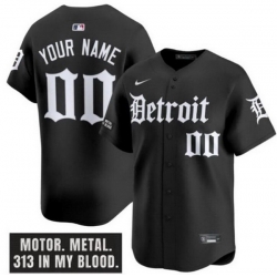 Men Women Youth Detroit Tigers ACTIVE PLAYER Custom Black  27Motor Gothic Edition 27 Vapor Premier Limited Stitched Baseball Jersey