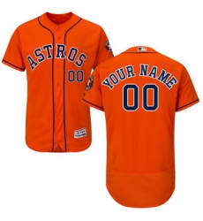 Men Women Youth All Size Houston Astros Cusom Flex Base Jersey Orange