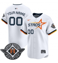 Men Women Youth Houston Astros Active Player Custom White 2025 City Connect Limited Stitched Baseball Jersey